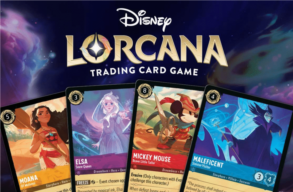 Plusieurs Lorcana singles.